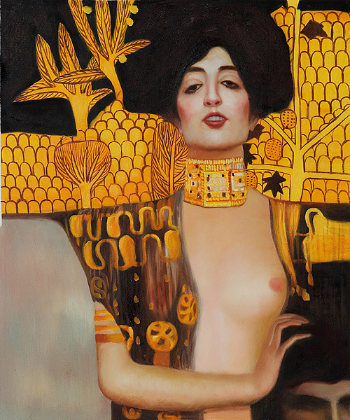 Judith Klimt I Yellow - Gustav Klimt Painting